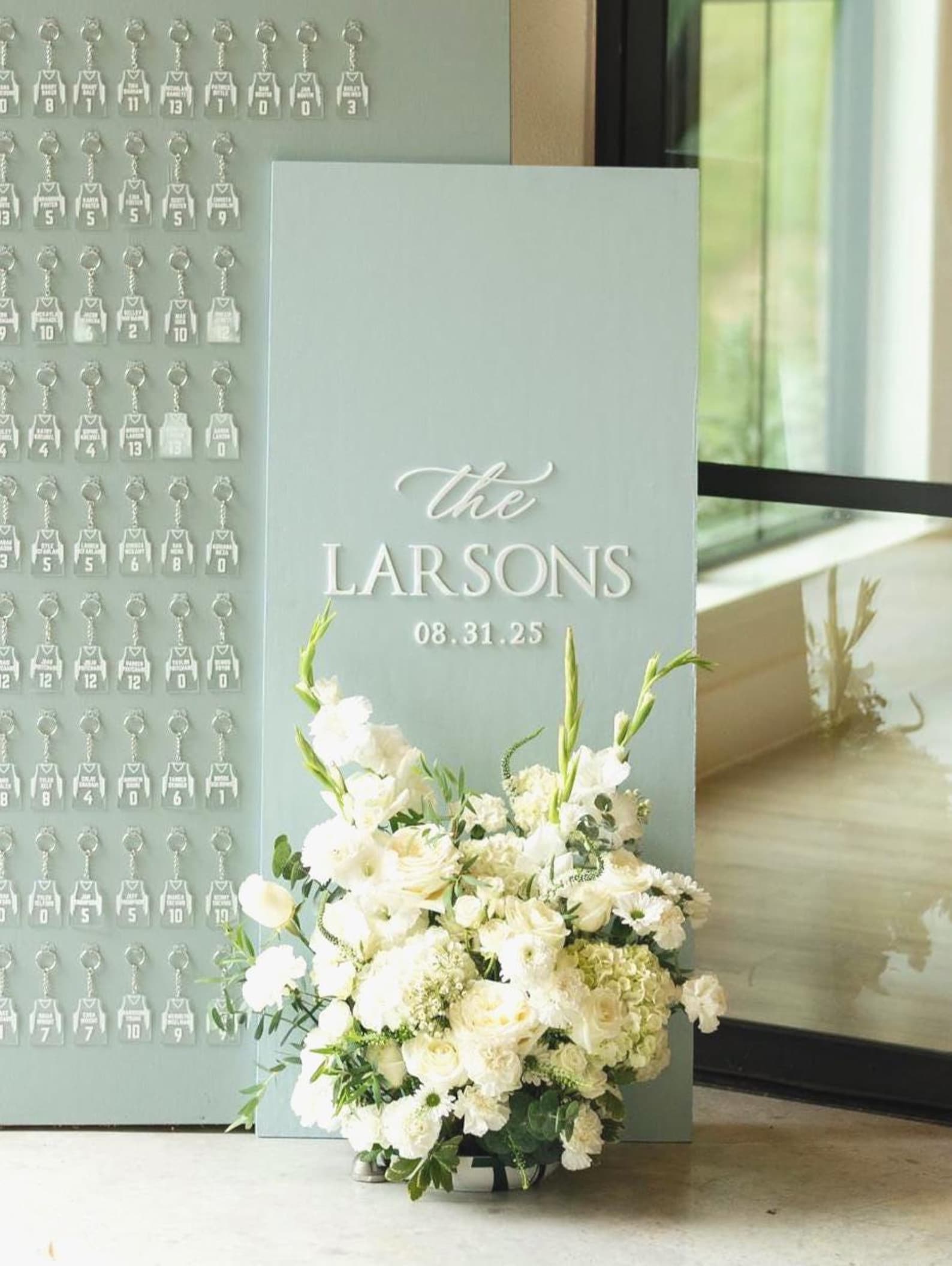 Wedding Name and Date; Acrylic With Sticker Back Cut-out Lettering - Etsy