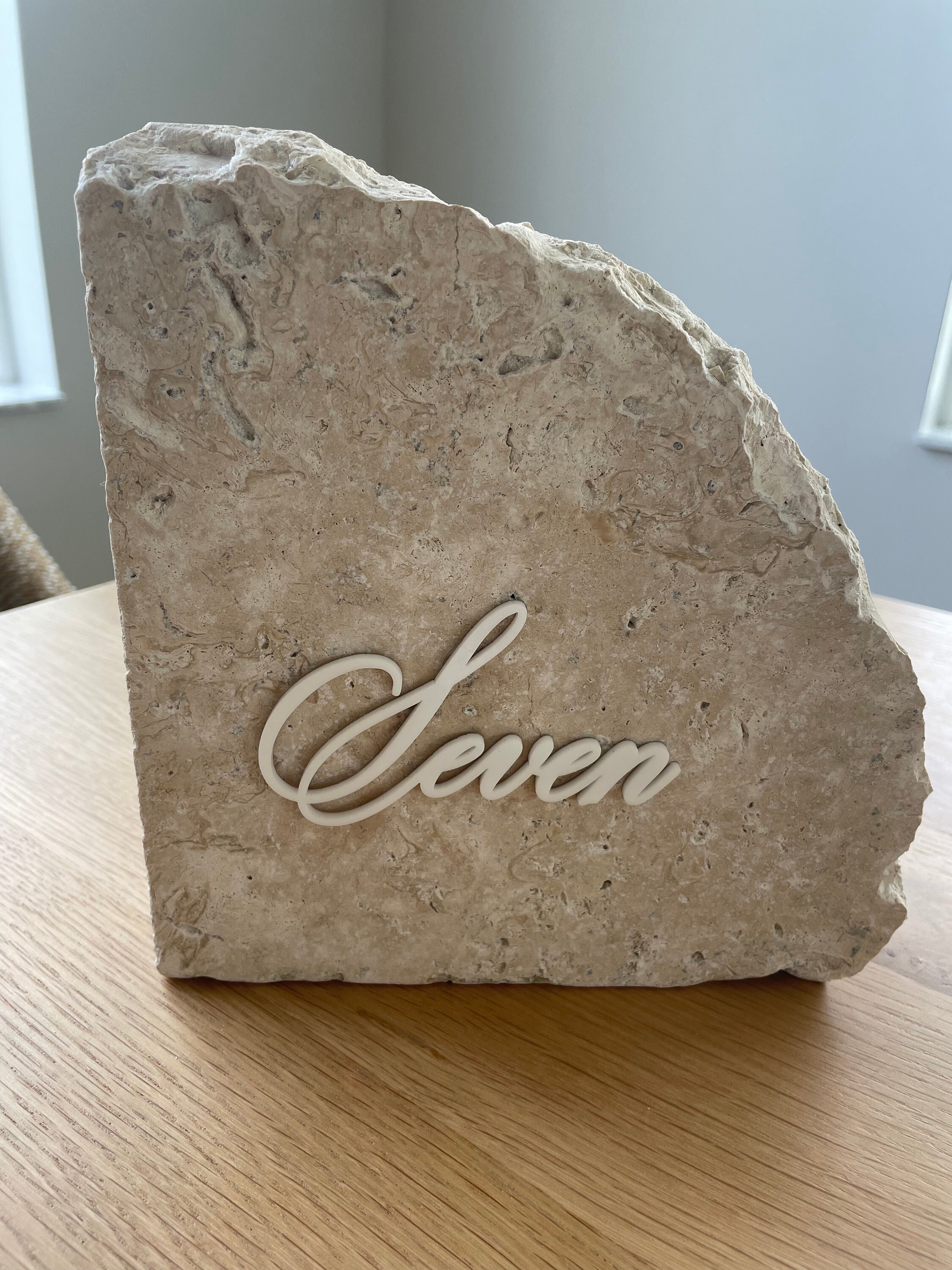 Fancy Cursive Number SET With GLUE Cut Out Acrylic - Etsy
