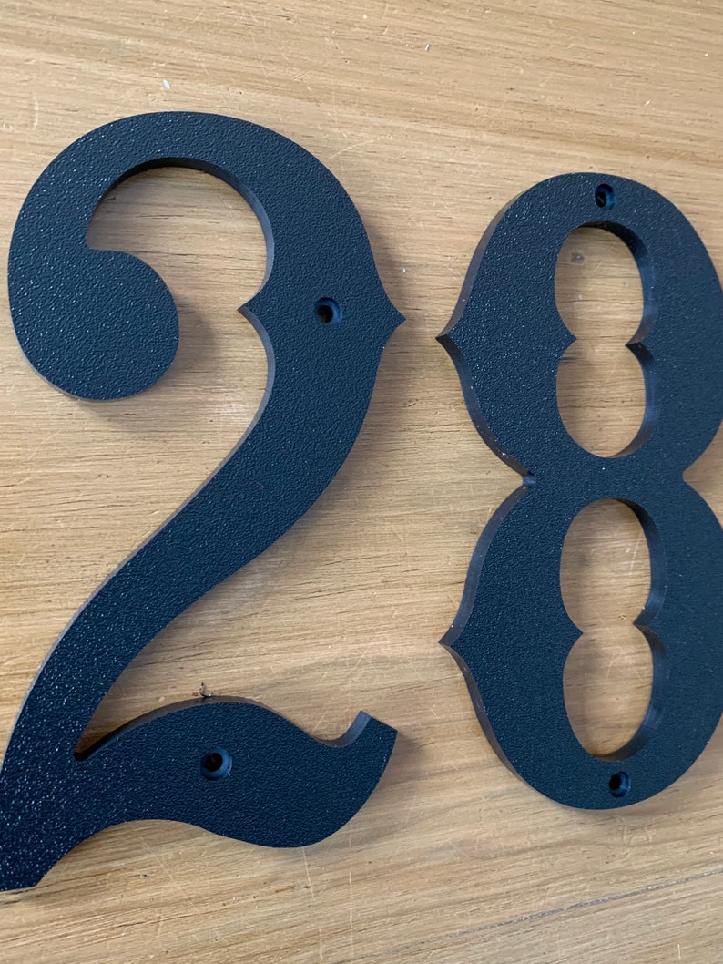 6 inch Western House Numbers Letters Etsy