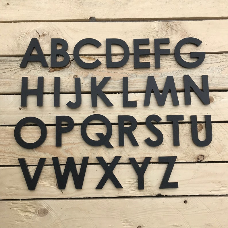 4 inch Magnetic Numbers Letters for doors, houses, mailboxes, address image 2