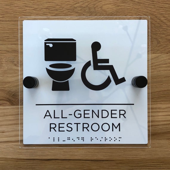 All gender restroom sign deals