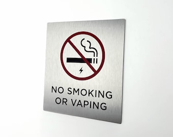 Acrylic No Smoking Sign ADA Option