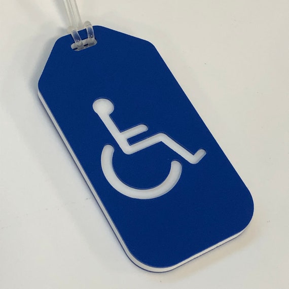 Porta Insignia Discapacitados De Piel - Soporte Para Permiso