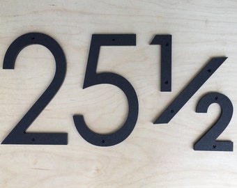 8 inch Modern House Numbers Letters
