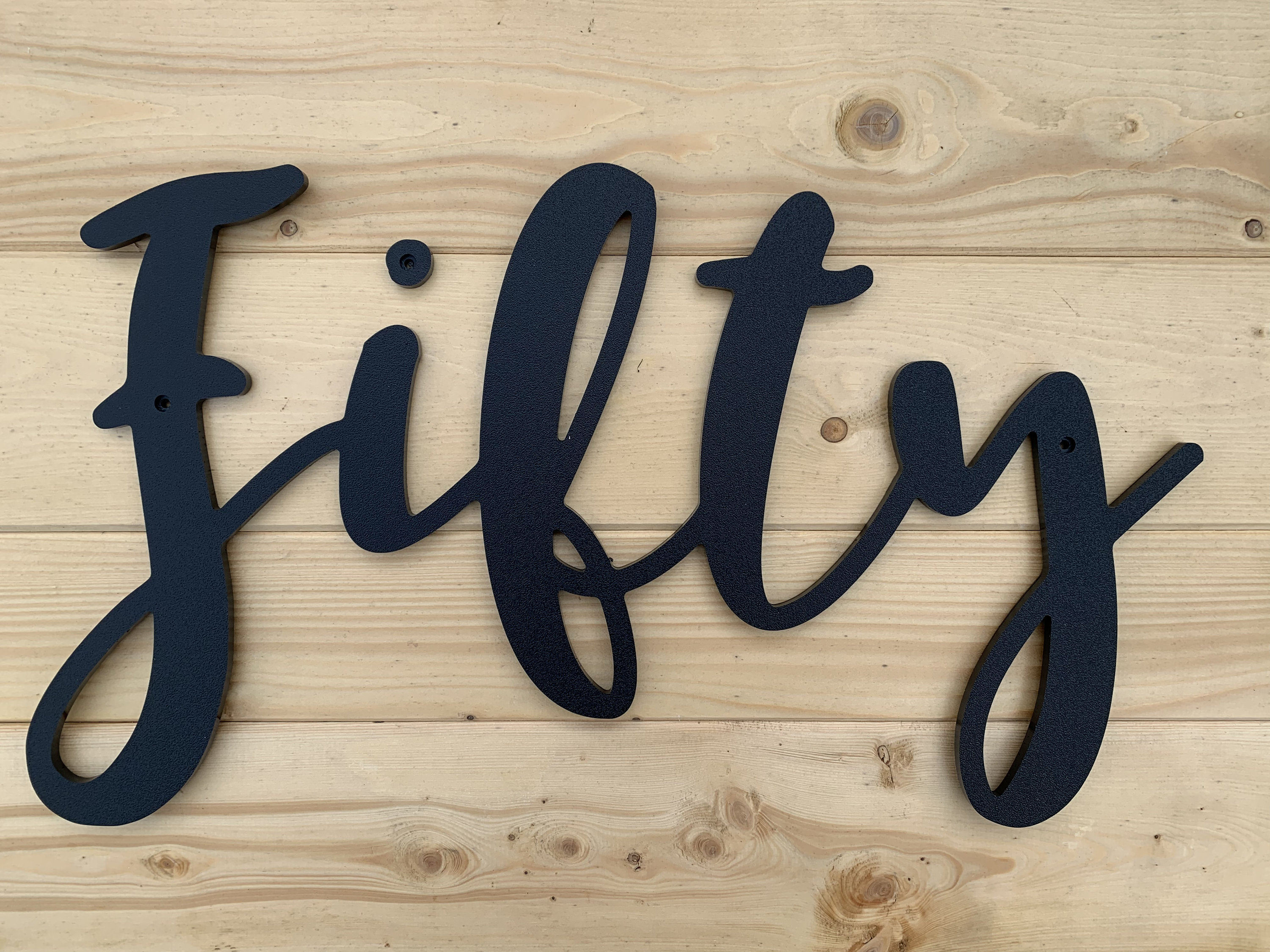 LARGE Brush Script Cursive House Numbers Etsy