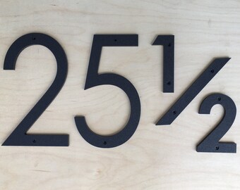 12 inch Modern House Numbers Letters