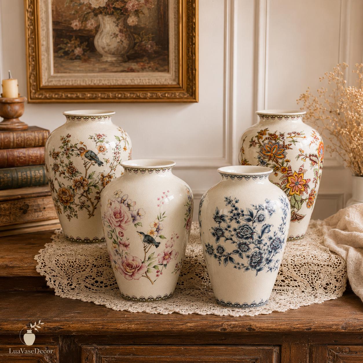Porcelain vases
