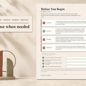 People Pleasing Recovery Workbook for Adults with Scripts and Trackers | Printable Fillable PDF image 7