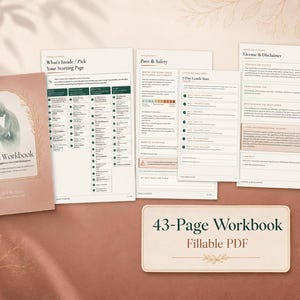 Trauma-Arbeitsbuch (druckbare, ausfüllbare PDF-Datei), Nervensystem, Trigger-Tracker, Inneres Kind & Grenzen (Arbeitsblätter) Bild 2