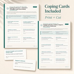 OCD Support Worksheet Pack | Intrusive Thoughts, ERP & Fear Ladder Notes | Printable PDF (Digital Download) image 7