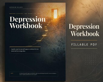 Arbeitsbuch gegen Depressionen (zum Ausdrucken), Arbeitsblätter zur Verhaltensaktivierung, Stimmungstracker, Kleine Ziele, Tagebuch für schlechte Laune (PDF)