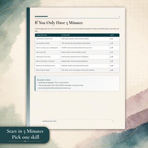 DBT Skills Bundle Printable | Wise Mind Stop Tipp Diary Card, Fillable Therapy Worksheets PDF imagen 4