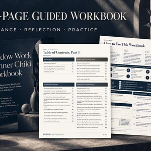 Shadow Work Journal & Inner Child Workbook for Boundaries, Self-Worth and Reparenting | Printable Fillable PDF image 2