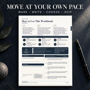 Shadow Work Journal & Inner Child Workbook for Boundaries, Self-Worth and Reparenting | Printable Fillable PDF image 4