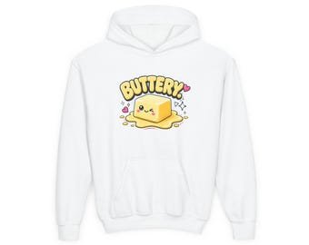 Buttery Cute Cartoon Butter Squishy hoodie | Kids Hoodie