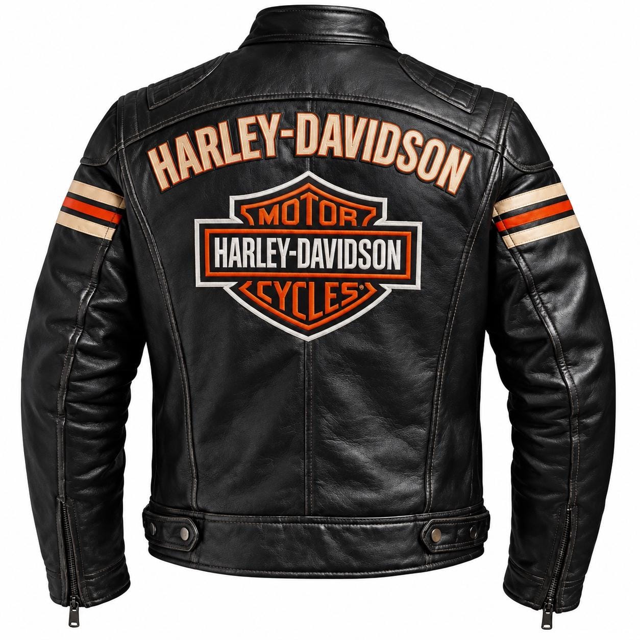 Mens Xl Leather Harley Davidson Jacket - Etsy