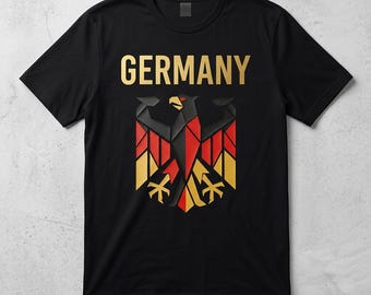 Germany Soccer Crest T-Shirt | Football Fan Graphic Tee