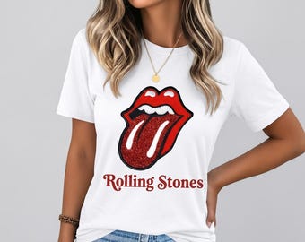 Rolling Stones Classic Tongue Logo T-Shirt | Official Rock Band Graphic Tee
