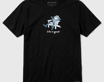 Life is Good. Men's Adirondack Jake Chill Short Sleeve Crusher Tee