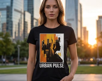 Urban Pulse: Minimalist Skyline Tee