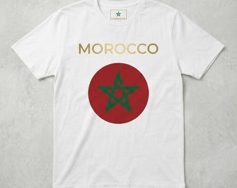 Morocco Football Fan T-Shirt | Unisex Graphic Tee, 2026 Tournament Inspired