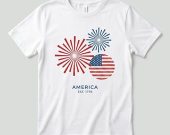 America 250th Anniversary T-Shirt, Vintage USA Patriotic Graphic Tee