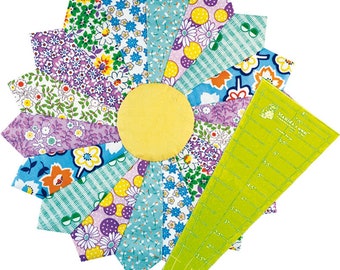 Juego de plantillas de patchwork Dresden Plate de 8", 18 y 22,5 grados, de Matilda's Own