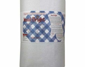 Guata aislante resistente al calor Insul Bright punzonada con aguja, de 55 cm de ancho, se vende por metro.