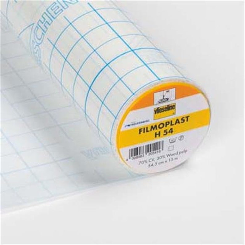 Vilene Filmoplast Machine Embroidery Stabilizer white 54.5cm x 1 metre