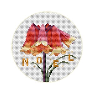 Australian Christmas Bells Noel geteld borduurpakket. Steken 69 x 70.