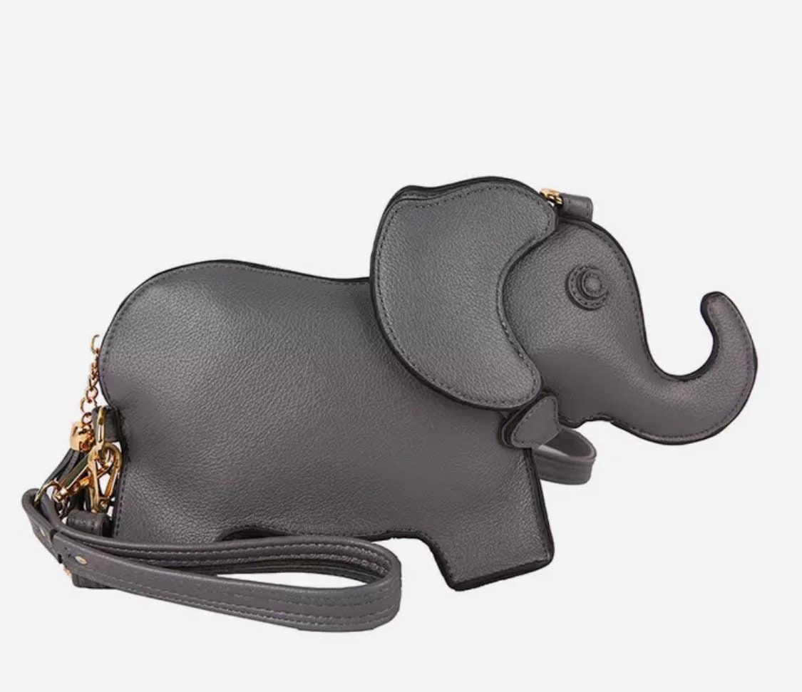 Cute Yellow Leather Elephant Shoulder Bag For Women Leather Mini Eleph –  Feltify