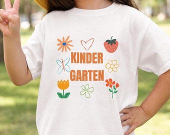 Kindergarten Tshirt, Back to School Shirt, Toddler Kid Kindergarten, Kindergarten Gift