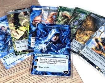 Fichas da Série Reality Fracture de MTG | Coleção de Alumínio Dupla Face | Gravadas