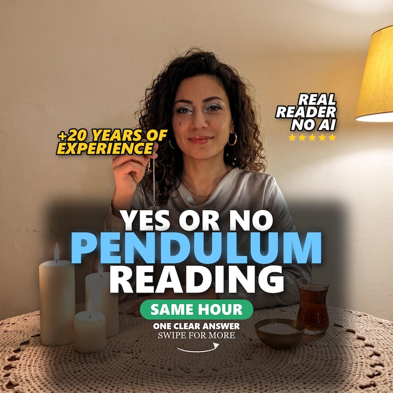 Yes or No Pendulum Reading | One Clear Answer | Quick Psychic Answer | Love, Career & Decision Guidance | Same Hour image 1