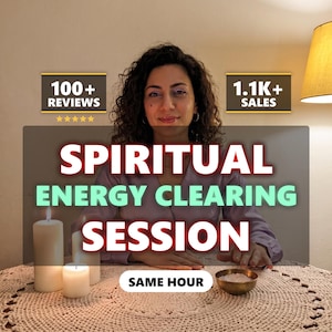 Sesión de limpieza energética espiritual, liberación de bloqueos negativos, restauración del equilibrio (servicio digital)