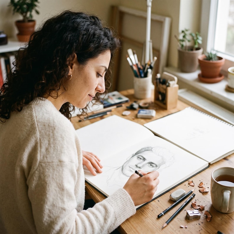 Soulmate Drawing | Who Is My Soulmate? | Psychic Sketch of Your Future Husband or Partner | Soulmate Reading & Drawing | Same Hour image 6