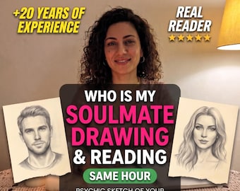 Soulmate Drawing | Who Is My Soulmate? | Psychic Sketch of Your Future Husband or Partner | Soulmate Reading & Drawing | Same Hour