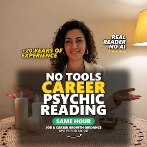 Lectura psíquica de carrera sin herramientas en la misma hora, lectura de carrera precisa, lectura de tarot de carrera, orientación para el crecimiento laboral y profesional. imagen 1