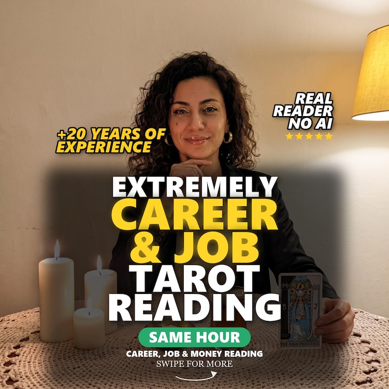 Same hour CAREER & JOB Reading, Honest Tarot Reading, Tarot Career Reading, Career Tarot Card Reading, Medium Career Reading, Money Reading image 1