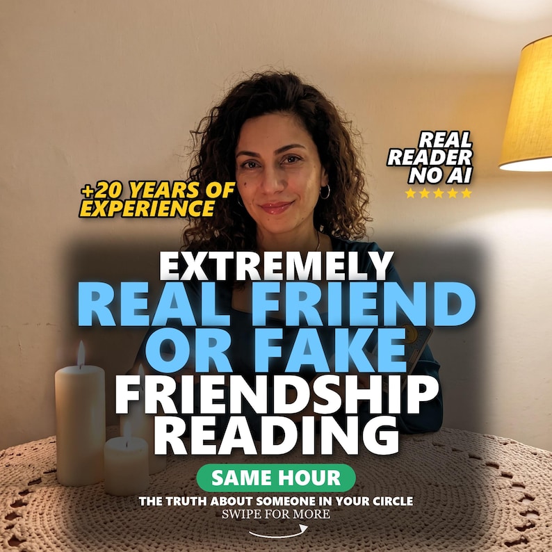 Friendship Reading: Real Friend or Fake, The Truth About Someone in Your Circle (Same Hour) image 1