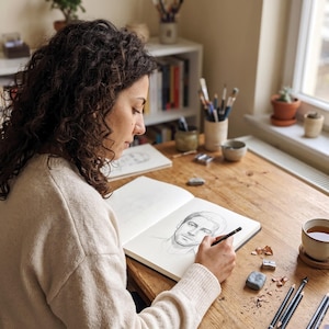 Soulmate Drawing | Who Is My Soulmate? | Psychic Sketch of Your Future Husband or Partner | Soulmate Reading & Drawing | Same Hour image 7
