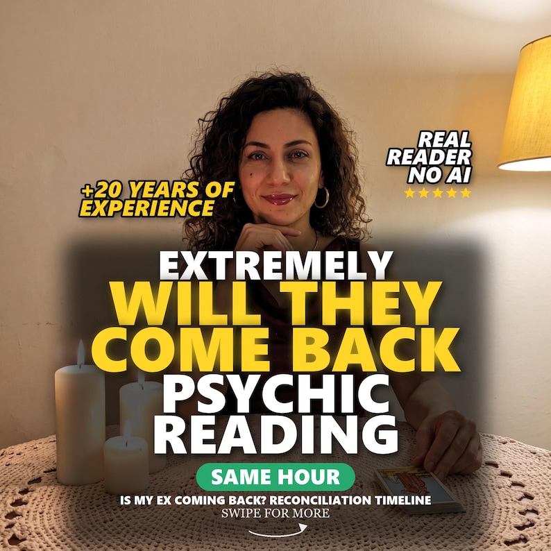 Will They Come Back Reading | Is My Ex Coming Back? | Ex Lover & Reconciliation Timeline | Psychic Love Reading | Same Hour image 1