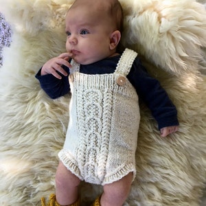 Cabled Romper - PDF Pattern