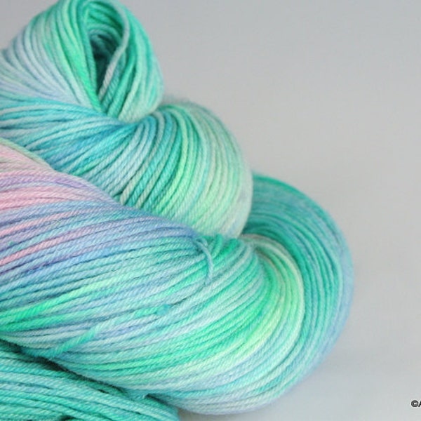 Handpainted yarn - Momentum "Moon Shadows" -75/25% merino wool / nylon superwash 4-ply fingering weight