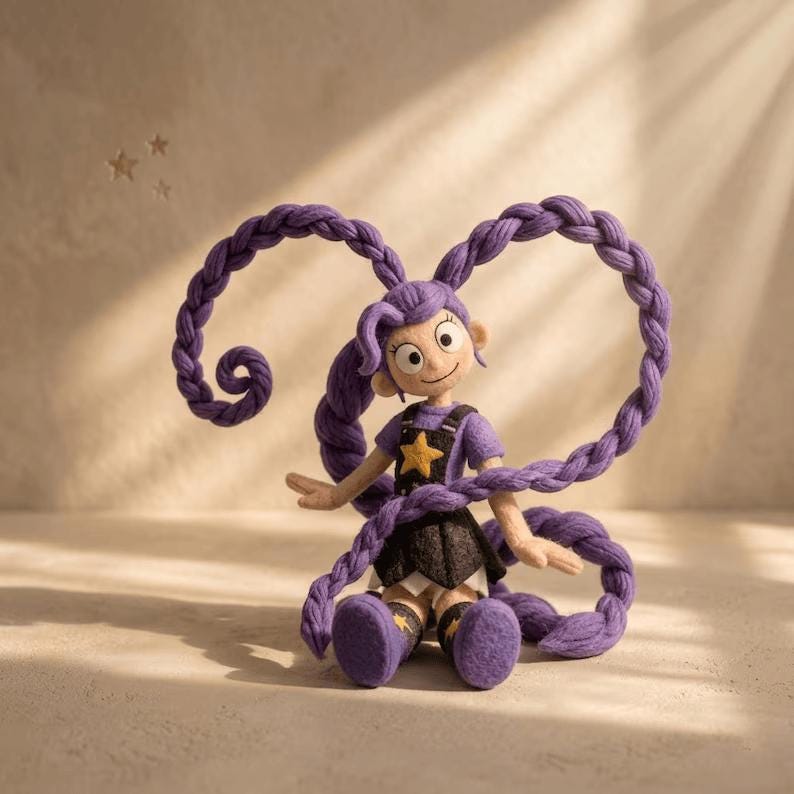 Poppy playtime plush lilly love braids - Etsy 日本