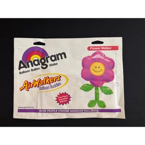 24" Flower Walker Foil Balloon - Anagram Airwalker Ballon Buddies