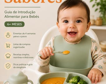 Guía completa para introducir alimentos sólidos a los bebés (a partir de 6 meses)