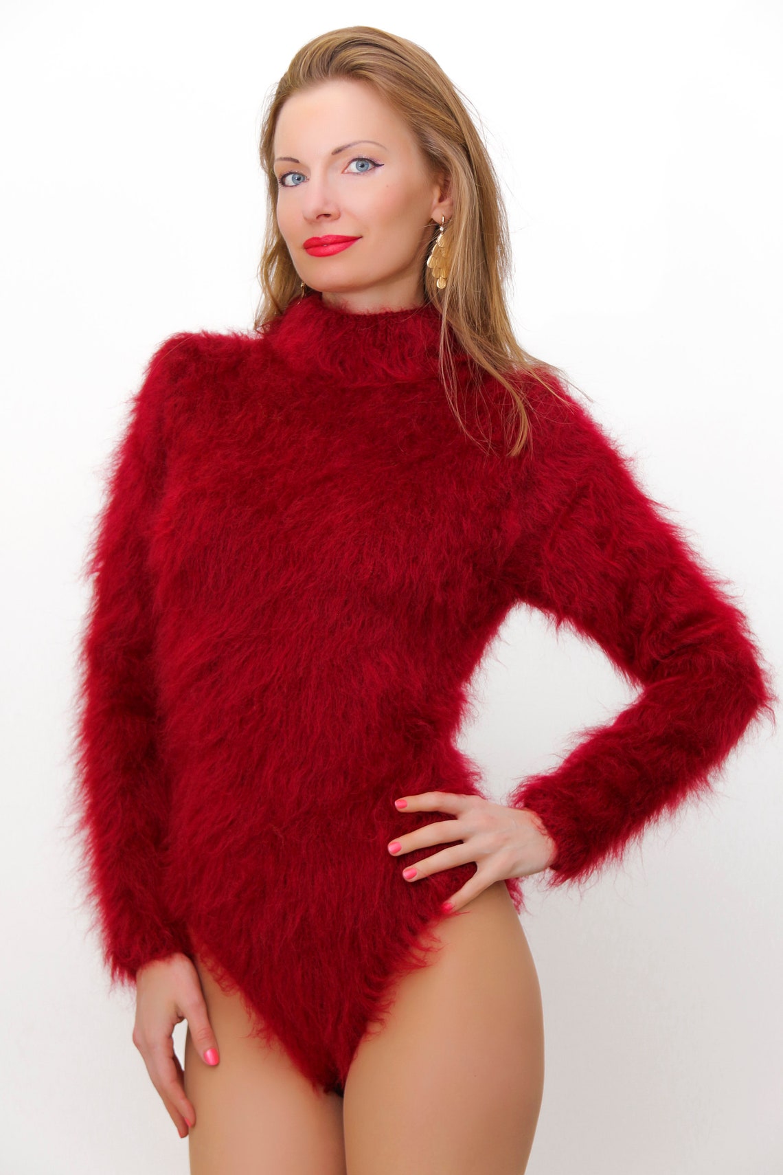 fuzzy mohair sweater