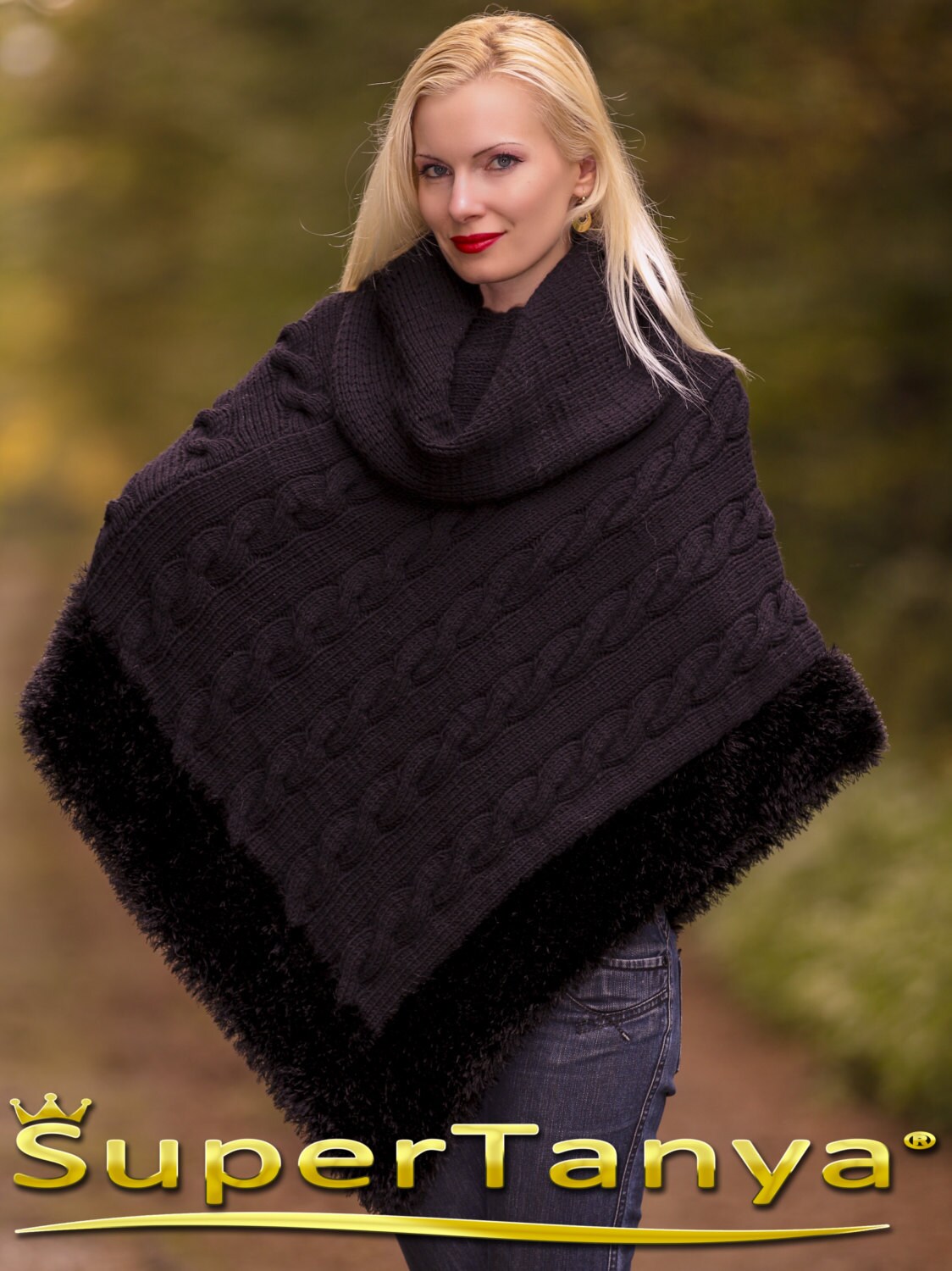 sweater poncho wrap