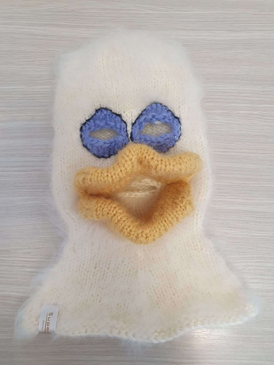 Duck Face Mask Fuzzy Head Mask Costume Fuzzy Head Duck Mohair Mask